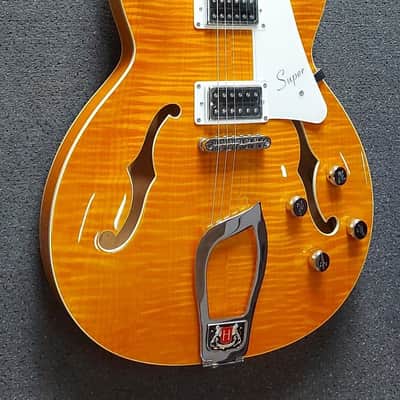 Hagstrom Super Viking Semi-Hollow Dandy Dandilion image 3
