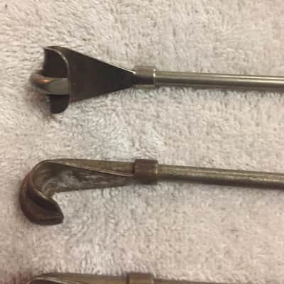 Duplex Bass Drum Tension Rods 1900 - Nickel over Steel image 5