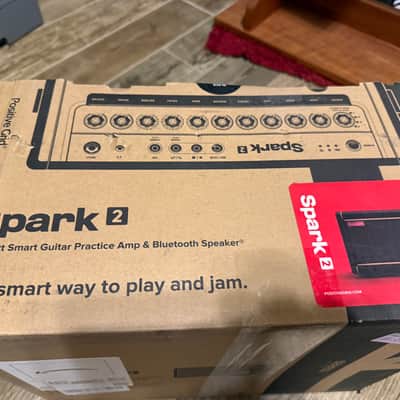 Positive Grid Spark 2 50-Watt 2x4" Digital Modeling Guitar Combo 2024 - Present - Black image 1