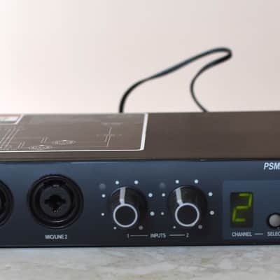 Shure P2T-H2 PSM200 IEM Wireless TransMixer H2 Band WITH Power Supply image 3