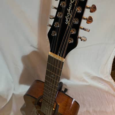 Sawtooth Mahogany Series Left-Handed 12-String Solid Mahogany Top Acoustic-Electric Dreadnought Guitar image 10