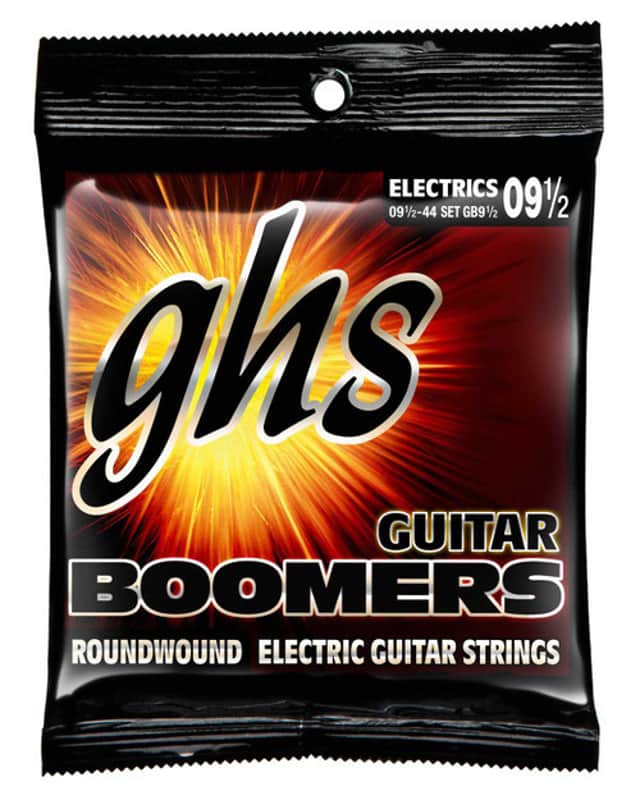 GHS Boomers 9 1/2 - 44 - Extra Light + 1/2 - Electric Guitar Strings Set image 1