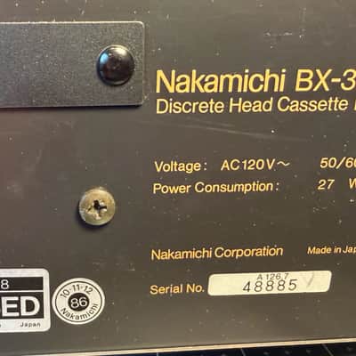 Nakamichi BX-300 3-Head Cassette Deck (1986) - Black image 10