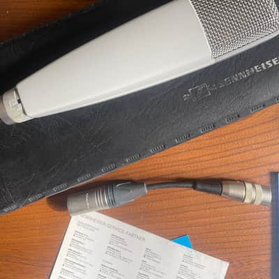 Sennheiser MD421-N Vintage Dynamic Mic 1960s/70s Grey Body – Complete Original Set w/ Box, Case & Tuchel Adapter image 5