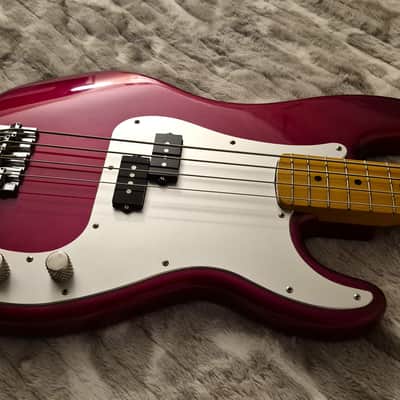 Fender PB-57 / American Special Precision Parts Bass - Candy Apple Red - Partscaster - MIJ / MIA - 4-String Bass image 5