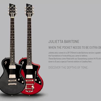 Duesenberg - Julietta - Electric Guitar-Catalina Black image 4