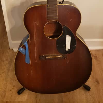 Silvertone Jumbo Acoustic - Natural image 1