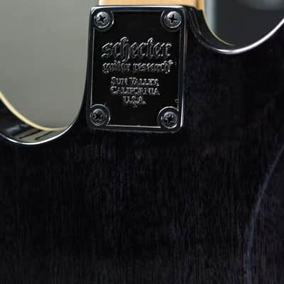 Schecter Omen Extreme-6 Electric Guitar - See Thru Black image 14