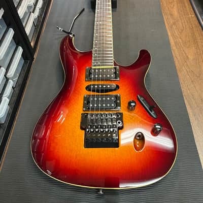 Ibanez S6570SK-STB Prestige with Ebony Fretboard 2019 - Present - Sunset Burst image 2