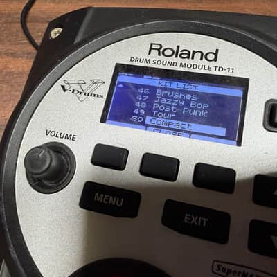 Roland TD-11 V-Drum Module w/Mount, Clamp, VEX, Wiring Harness, & Power -A1C9851 image 22
