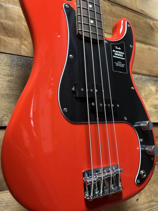 Fender Player II P-Bass RW Coral Red image 1