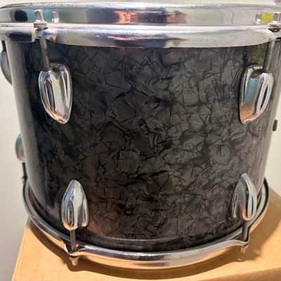 Crown 13" Rack Tom 60/70's Black Dimond Pearl image 3