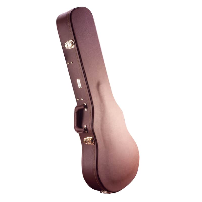 Gator GW-335-BROWN Deluxe Wood Semi-Hollowbody Electric Guitar Case image 1