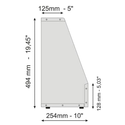 Slanted Rack for Behringer 2600 studio rack 19" ply wood for audio units 20 ° ANGLE   8U size image 5
