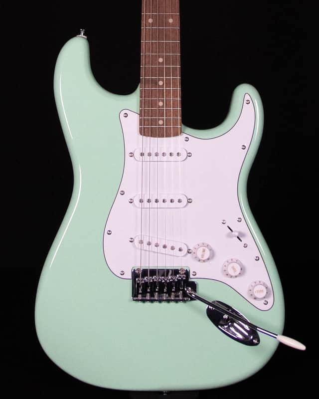 Squier FSR Affinity Series Stratocaster, Laurel FB, Surf Green image 1
