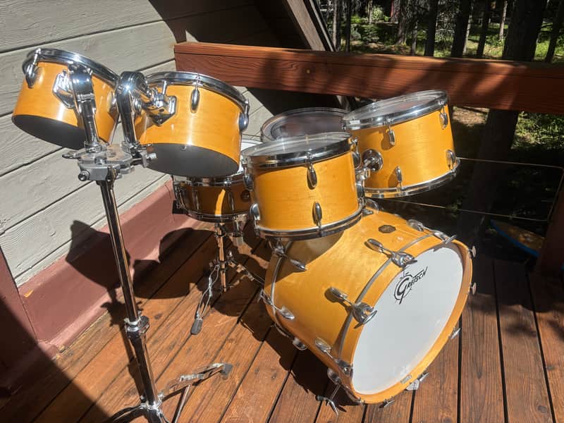 Gretsch Gretsch Drums, 1979-80 Vintage Blond Jasper Maple Shells - $5,500 (Homewood) 1979-80 - Natural Maple image 1