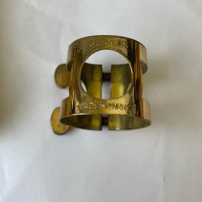 Vintage Selmer Paris Alto Saxophone Ligature and Cap Set - Listing #1 image 2