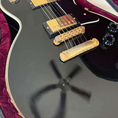 Gibson Les Paul Custom 2008 - Black/Gold image 2