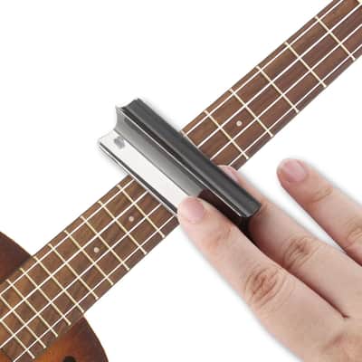 Electric Lap Steel Guitar Slide Bar,Stainless Steel Tone Bar Slide for Electric Guitar Dobro Hawaiian Guitar(Black) image 4