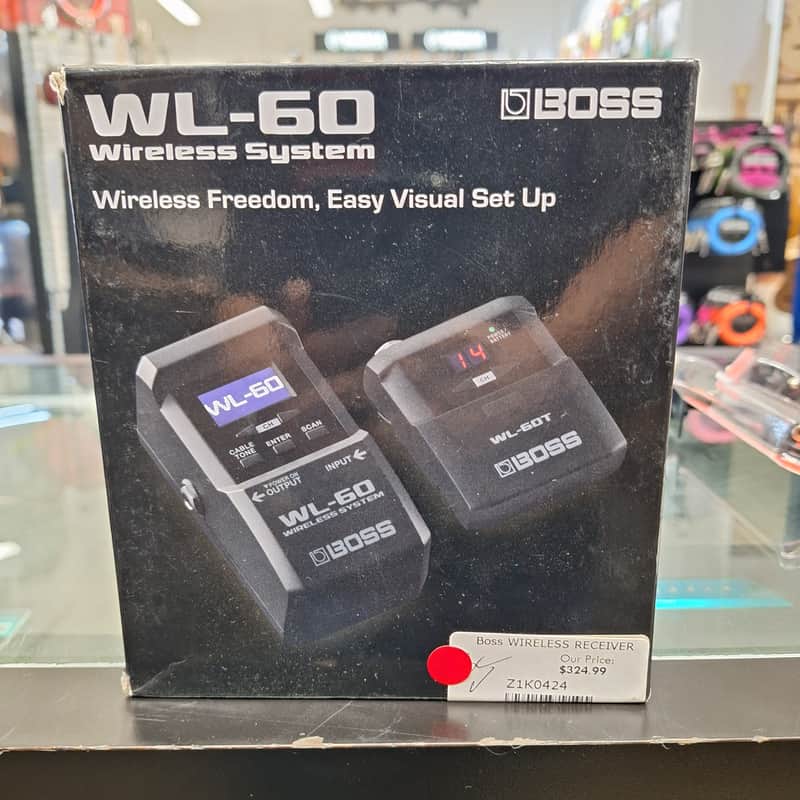 配信機器・PA機器・レコーディング機器 BOSS WL-60 Wireless System BOSS WL-60 Wireless System ワイヤレスシステム ボス ｜イケベ楽器店