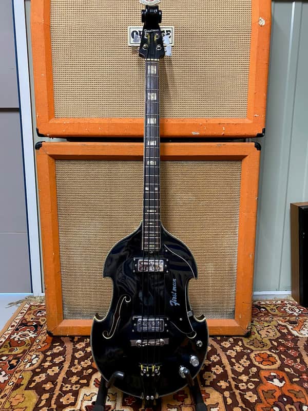 FIRSTMAN/Baroque Special バイオリンベース ビンテージ Vintage 1960s Firstman Baroque Special Black Electric Violin Japan