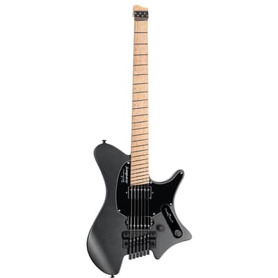 Strandberg Salen Classic NX 6 6-String Headless Multi-Scale Guitar w/ Tremolo and Gig Bag - Black image 2