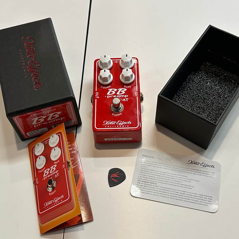 2010s Xotic BB Preamp AT Andy Timmons Limited Edition Red