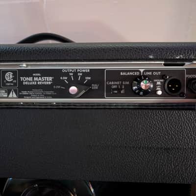 Fender Tone Master Deluxe Reverb 2-Channel 22-Watt 1x12" Digital Guitar Combo 2019 - Present - Black image 2
