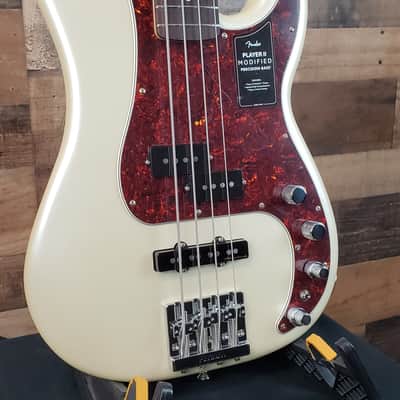 Fender Player II Modified Active Precision Bass, Olympic Pearl, Gig Bag, Free Ship, 103 image 2