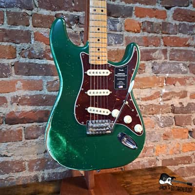 JACK'd: Fender Stratocaster *MIM Factory Fire* w/ Refinish & Upgrades (1994 - Bullitt Green Relic) image 5