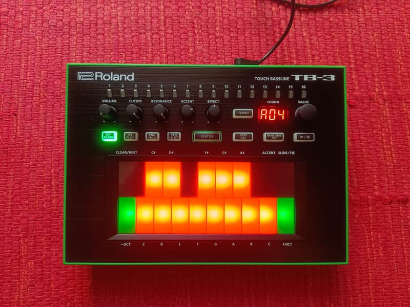 Roland TB-3 AIRA Touch Bassline Synthesizer 2014 - Present - Black image 1