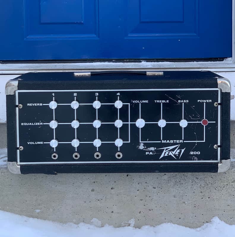 1970's Peavey PA 200 Power Module 240 [Fully Serviced] [Excellent Guitar/Bass Amp] image 1