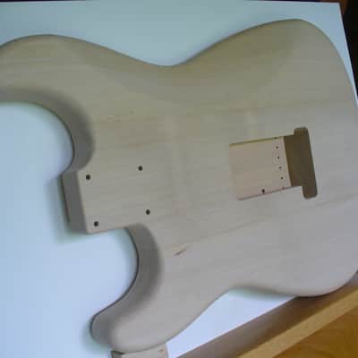 Exotic '62 S-Style Quarter Sawn American Sycamore Guitar Body for Strat® Neck Natural made in USA image 6