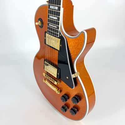 2024 Gibson Custom Made to Measure Les Paul Custom - Orange Sparkle image 7