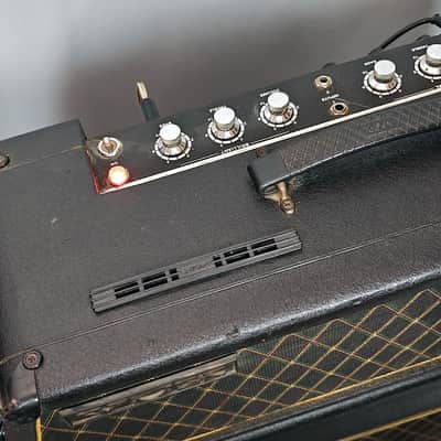 Vox V1083 Berkeley III Super Reverb 2-Channel 35-Watt 2x10" Piggyback Guitar Amp 1969 - 1970 - W/ New MOX V42 Pedal image 4