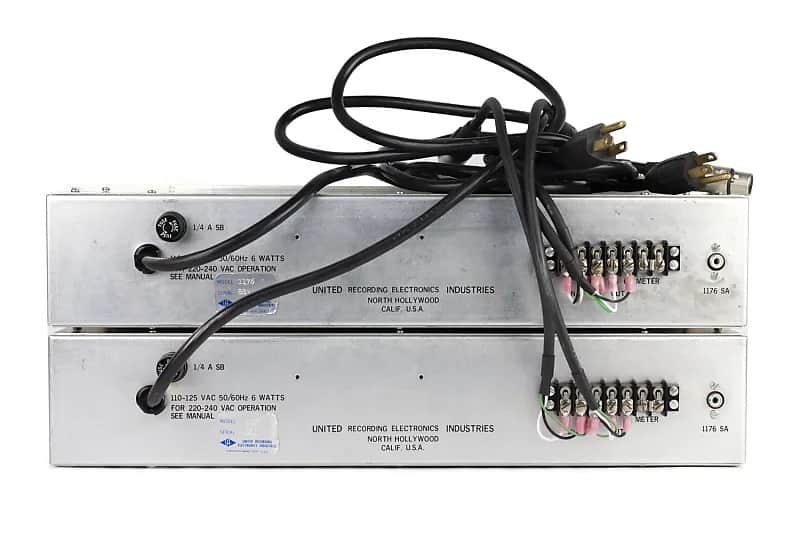 Urei Universal Audio 1176 Rev. B Limiting Amplifier Stereo Pair image 2