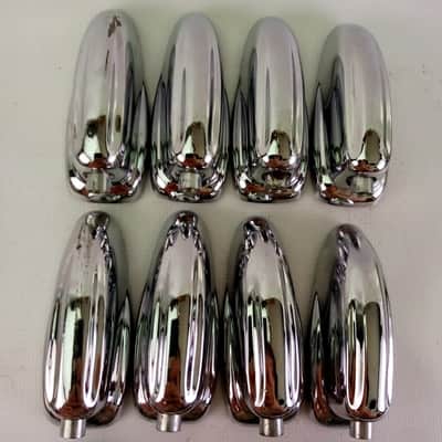 Slingerland 1+ Bass Drum Lugs Large Sound King Chrome 2 1/4" Hex Vintage 60s*EXC image 4