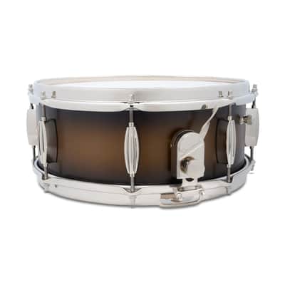 Slingerland Radio King Artist Snare Drum 14x5.5 Black & Gold Lacquer image 2