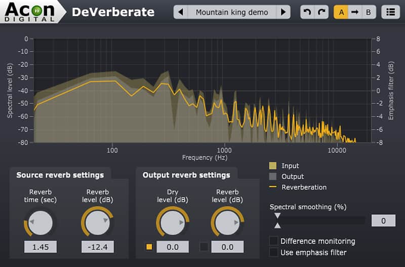 Acon Digital DeVerberate Reverb Reduction image 1