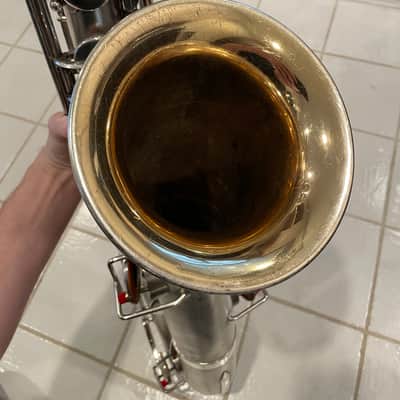 Beautiful 1913 Early Buescher True Tone Baritone Saxophone High Pitch (Serviced and Ready to Play) image 4