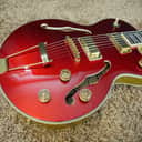 Video! 2020 Epiphone Uptown Kat ES Ruby Red Metallic with Gold Back + Sides