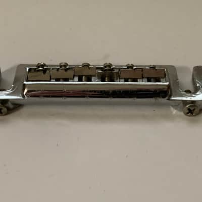 Leo Quan Badass Wrap Around Tailpiece Bridge Wraparound - Chrome image 4