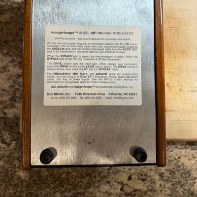 Moog MF-102 Moogerfooger Ring Modulator 1998 - 2018 - Black image 5