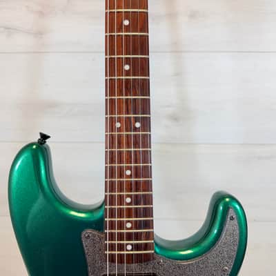 Squier Bullet Strat HSS Electric Guitar Metallic Green 2014 - Metallic Green image 3