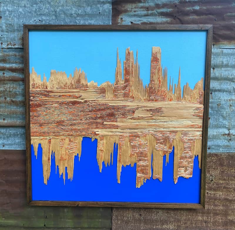 ART Studio art 2026 - Wood on canvas image 1