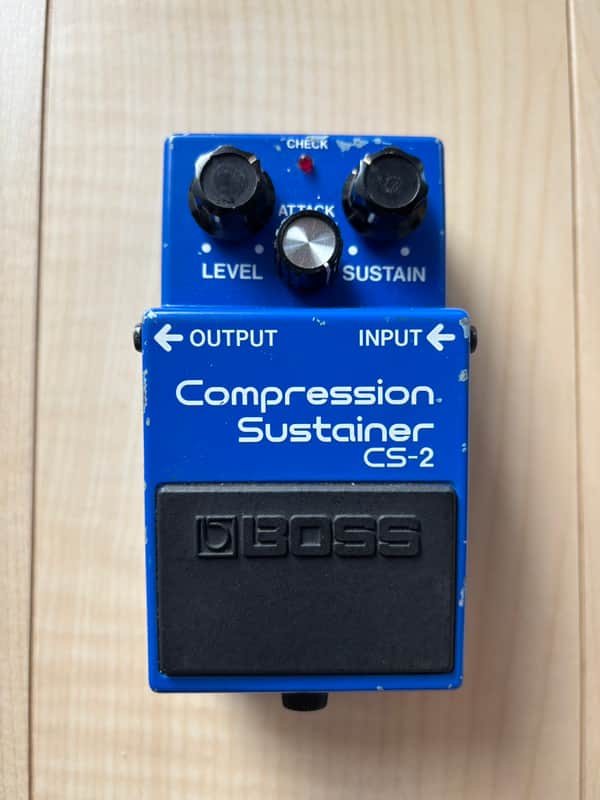 Boss CS-2 Compression Sustainer (Black Label) 1981 - 1989 - Blue image 1