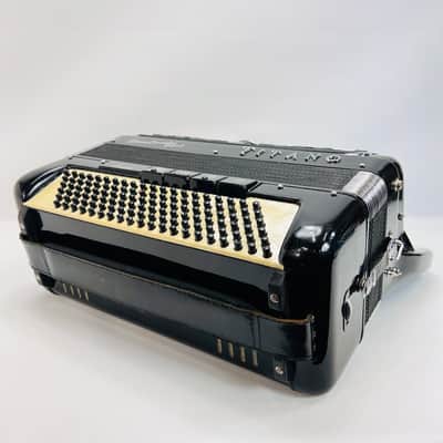 VTG Titano Palmer Converter Grand Piano Accordion Black LMH 41 Keys 120 Bass image 13