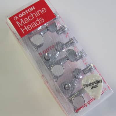 Gotoh Chrome 6-in-line Mini Tuning Keys TK-0760-010 image 2