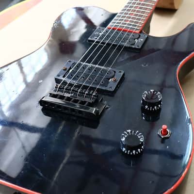 Memphis Tele 1980s Japan GB400/GB410 Red Black Widow Electric Guitar image 2