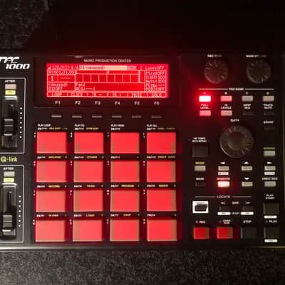 🔥🔥CUSTOM AKAI MPC 1000 Sampler USB🔥 FULL BLACK & RED 🔥 S950 mpc 3000 60 X LIVE 2000xl 🔥
